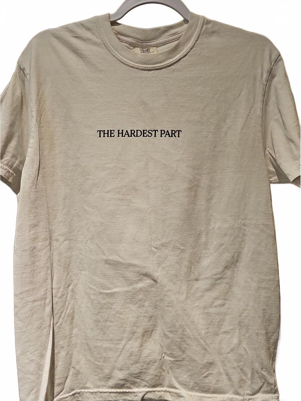 Noah Cyrus  The Hardest Part T-Shirt Medium M White Short Sleeve Double Sided